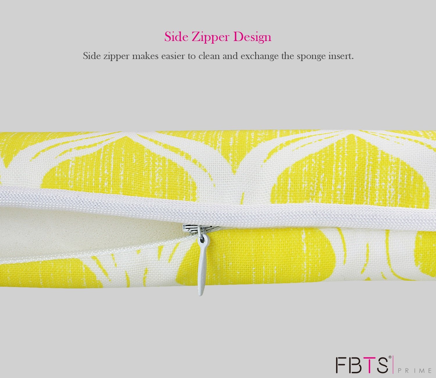 **Fabritones Outdoor Seat Cushions - Set of 2 Yellow Geometric Patio Chair Cushions with Ties, 16x17 Inch Square Chair Pads - Perfect for Garden, Deck, Poolside & Outdoor Furniture**