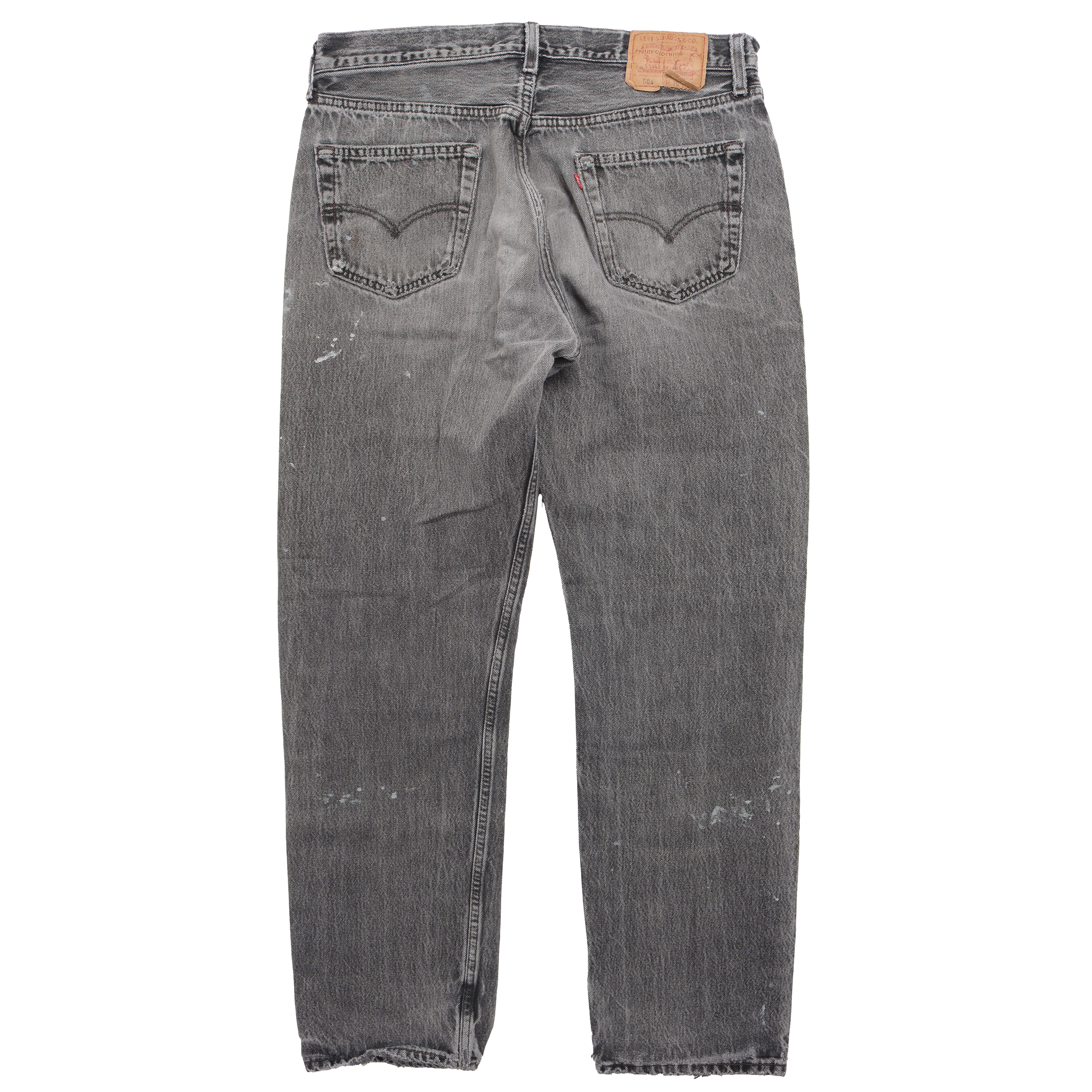 Vintage 1990's Levi's 501 Distressed Painter Jeans - High Waisted Straight Leg Denim Pants for Men & Women | Perfect for Casual Wear, Street Style & Retro Fashion Outfits
