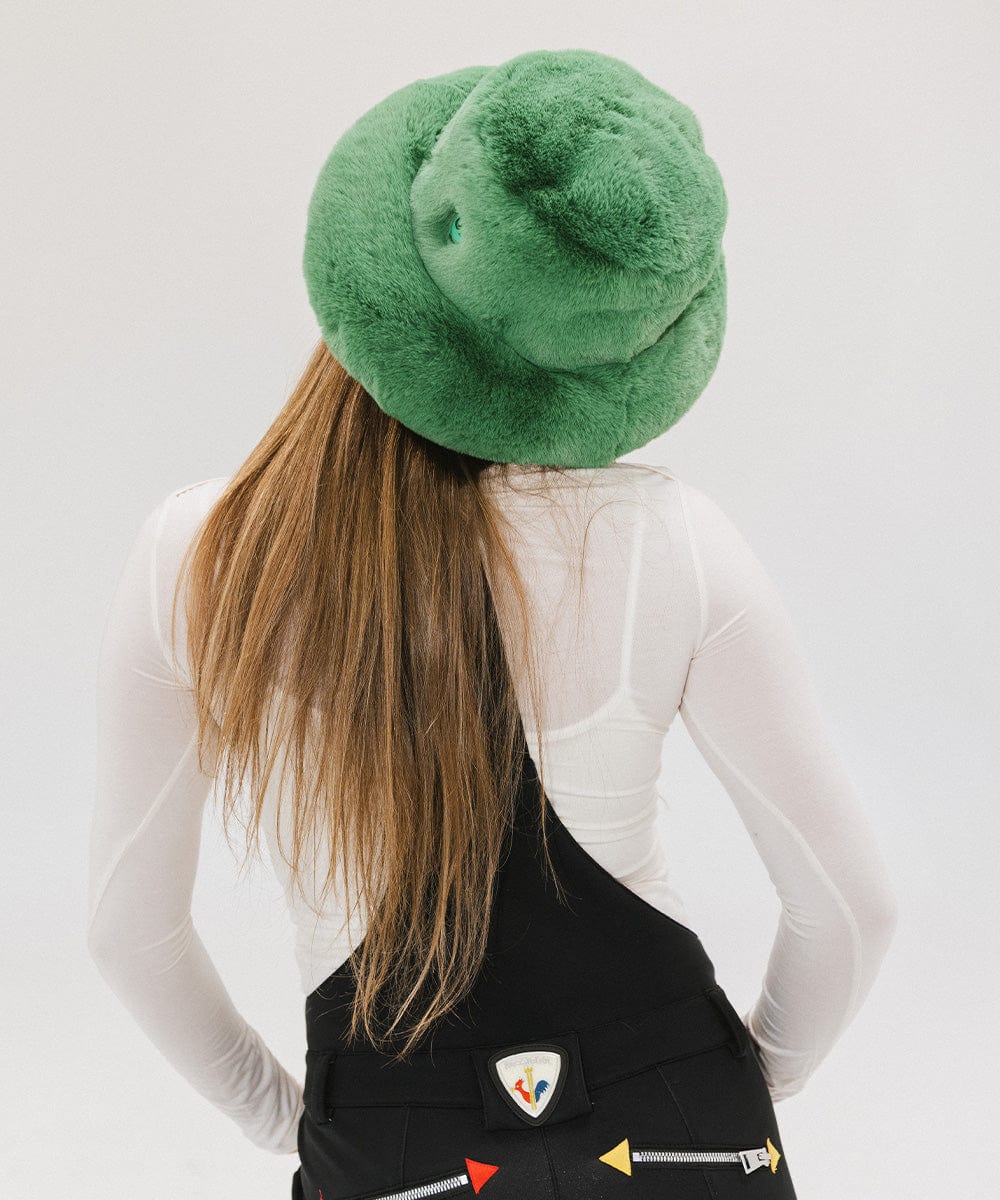 Parker Faux Fur Bucket Hat for Women - Winter Warm Fashion Beanie with Ear Flaps - Perfect for Outdoor Activities, Skiing & Snowboarding