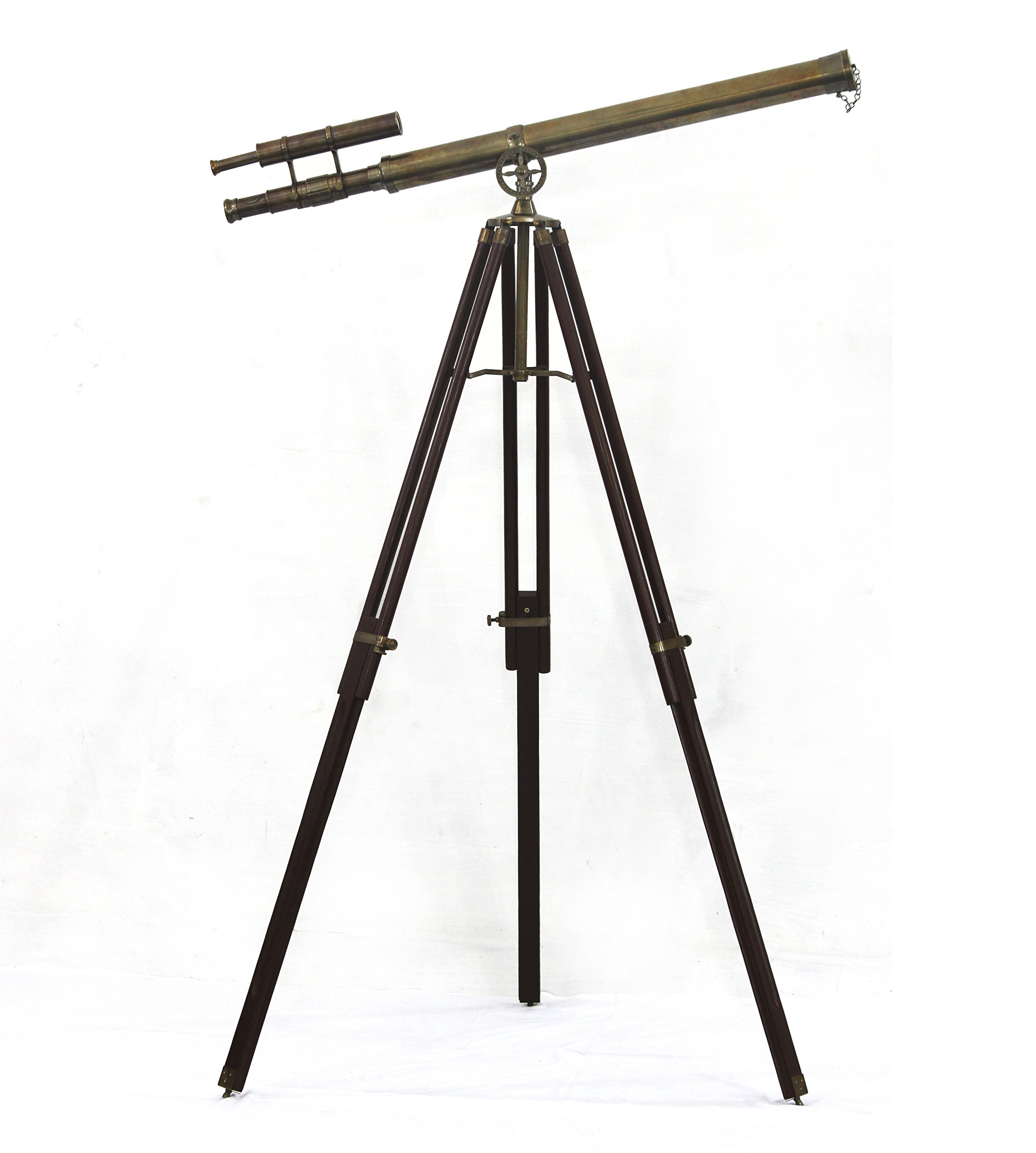 Royal Victorian Vintage Brass Antique Telescope - Nautical Sailor Tripod Spyglass for Maritime Decor & Collectors | Perfect for Home Decor, Nautical Themed Parties & Unique Gifts