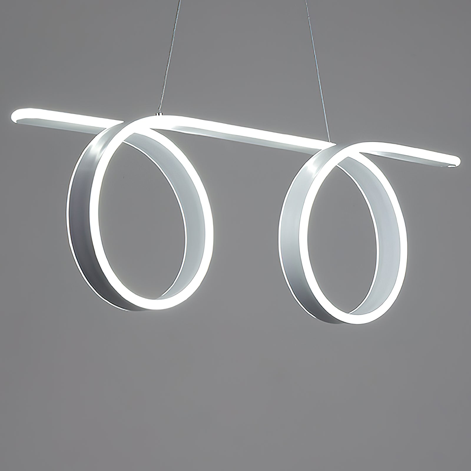Modern Hanging LED Pendant Light - Dimmable Ceiling Fixture for Kitchen Island, Dining Room & Bedroom Decor | Energy Efficient Lighting Solution