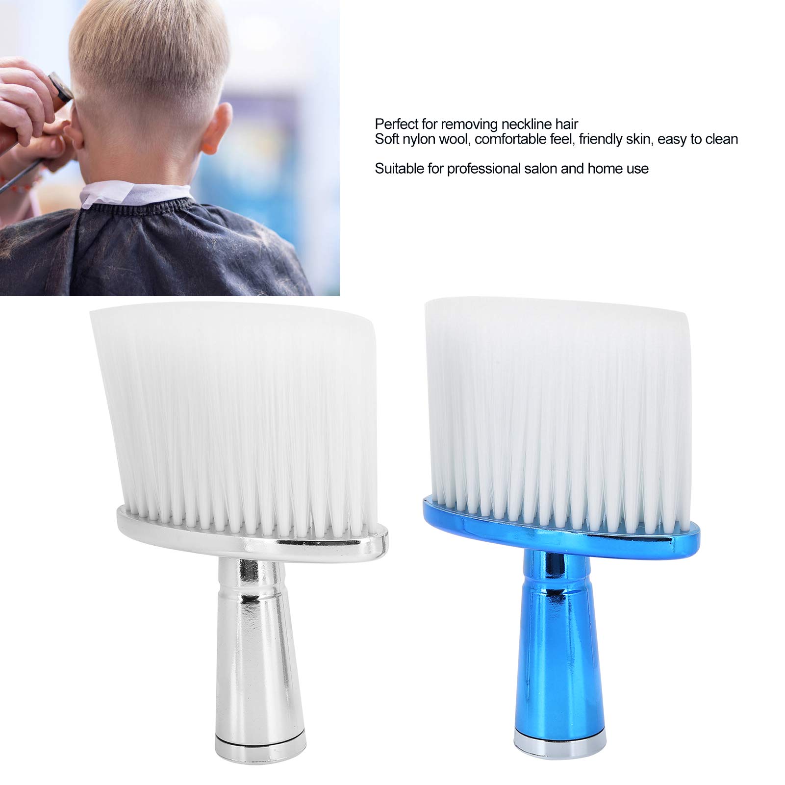 Professional Neck Brush for Hair Cleaning - High-Grade Salon & Home Manicure Tool - Perfect for Nail Salons, DIY Manicures & Personal Grooming