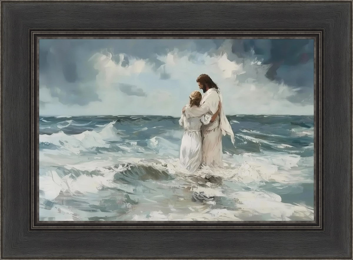 Be Still By Gabriel Heaton - Inspirational Christian Wall Art for Home & Office Decor - Perfect for Living Room, Bedroom, or Gift