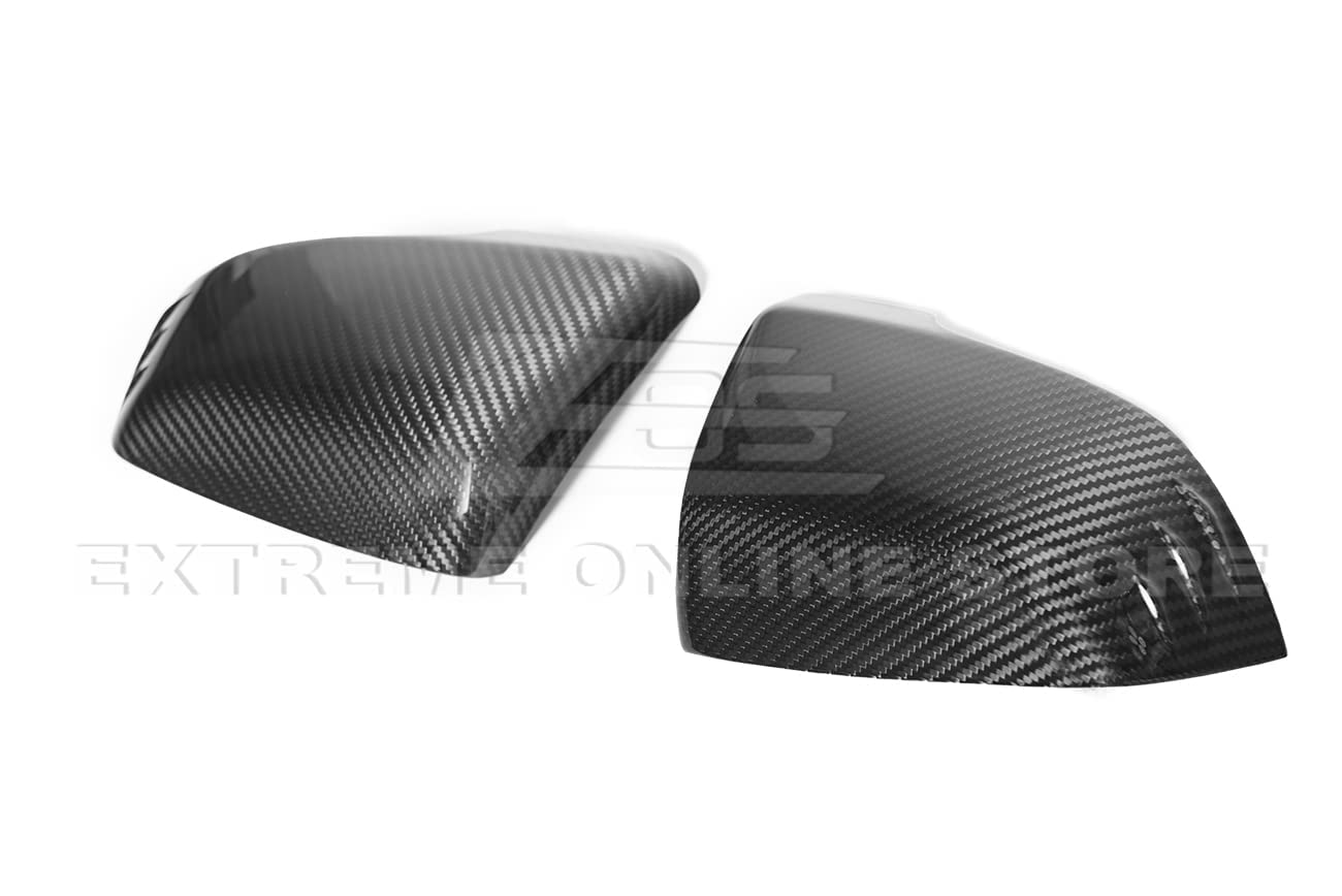 2020-2023 Toyota Supra JDM Style Carbon Fiber Side Mirror Covers - Replacement Pair for Enhanced Style & Protection | Perfect for Car Enthusiasts & Custom Builds