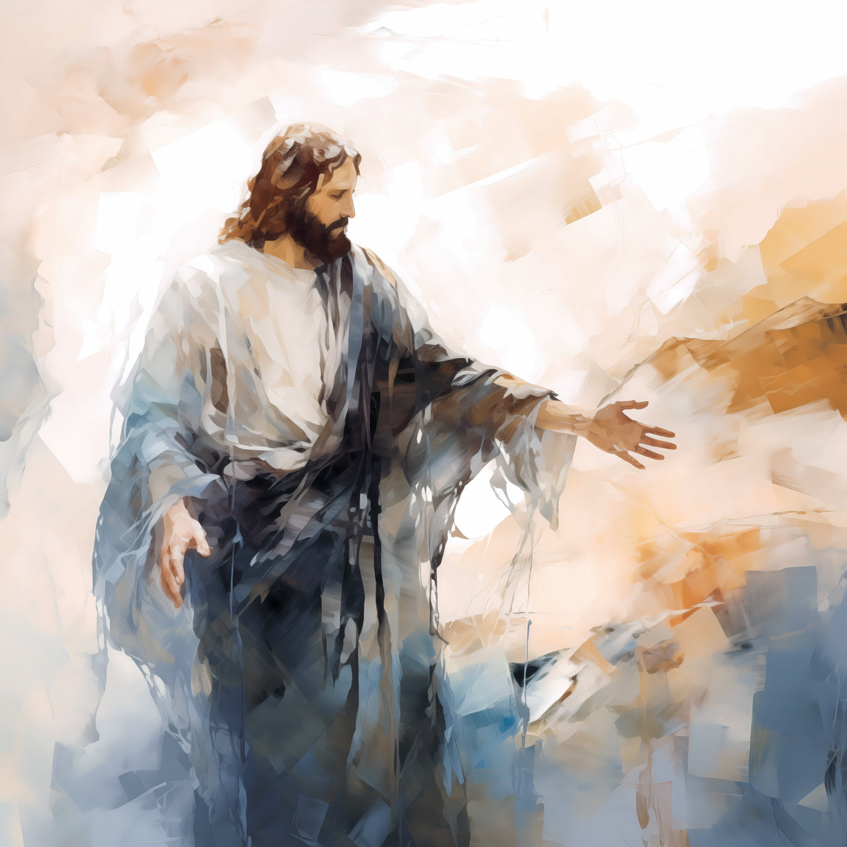 Come Unto Me Large Wall Art - Inspirational Christian Home Decor for Living Room, Bedroom & Office - Perfect for Gifts & Spiritual Spaces