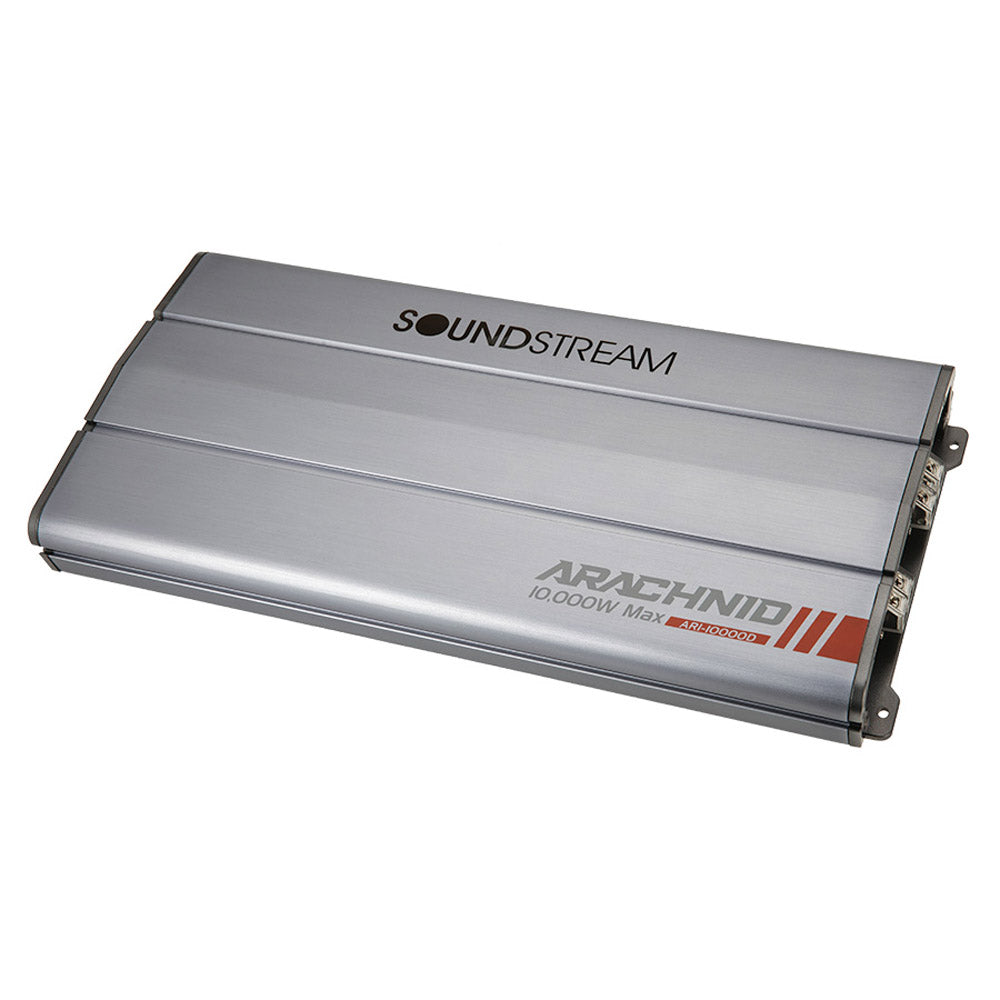 Soundstream AR1 10000D 10,000W Monoblock Class D Arachnid Series Car Amplifier with Bass Remote - High Power Car Audio System for Deep Bass & Clear Sound - Perfect for Car Enthusiasts & Custom Audio Setups