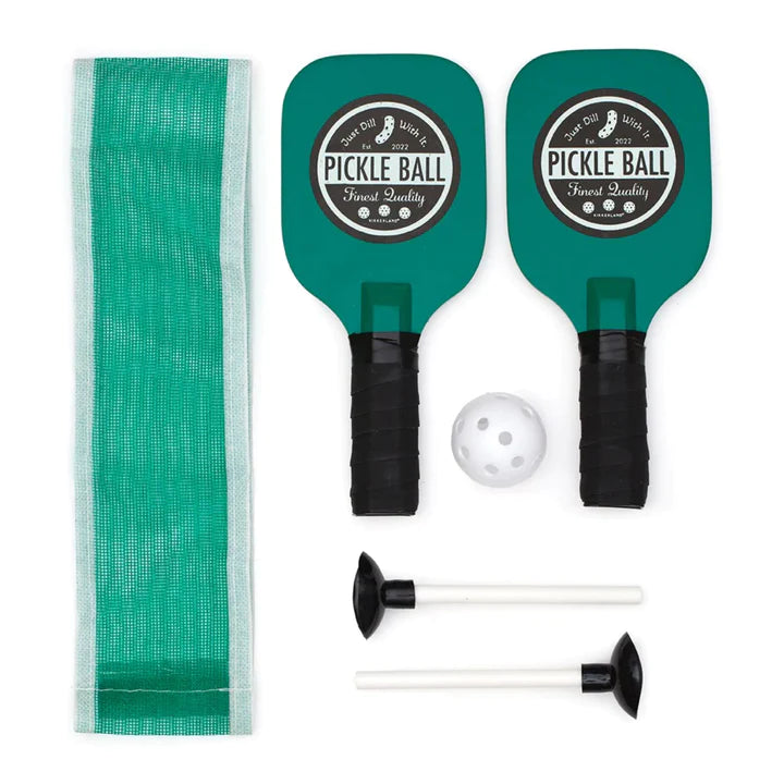 Premium Desktop Pickleball Set - Portable Indoor/Outdoor Game for Kids & Adults - Perfect for Office, Home, Backyard & Travel Fun
