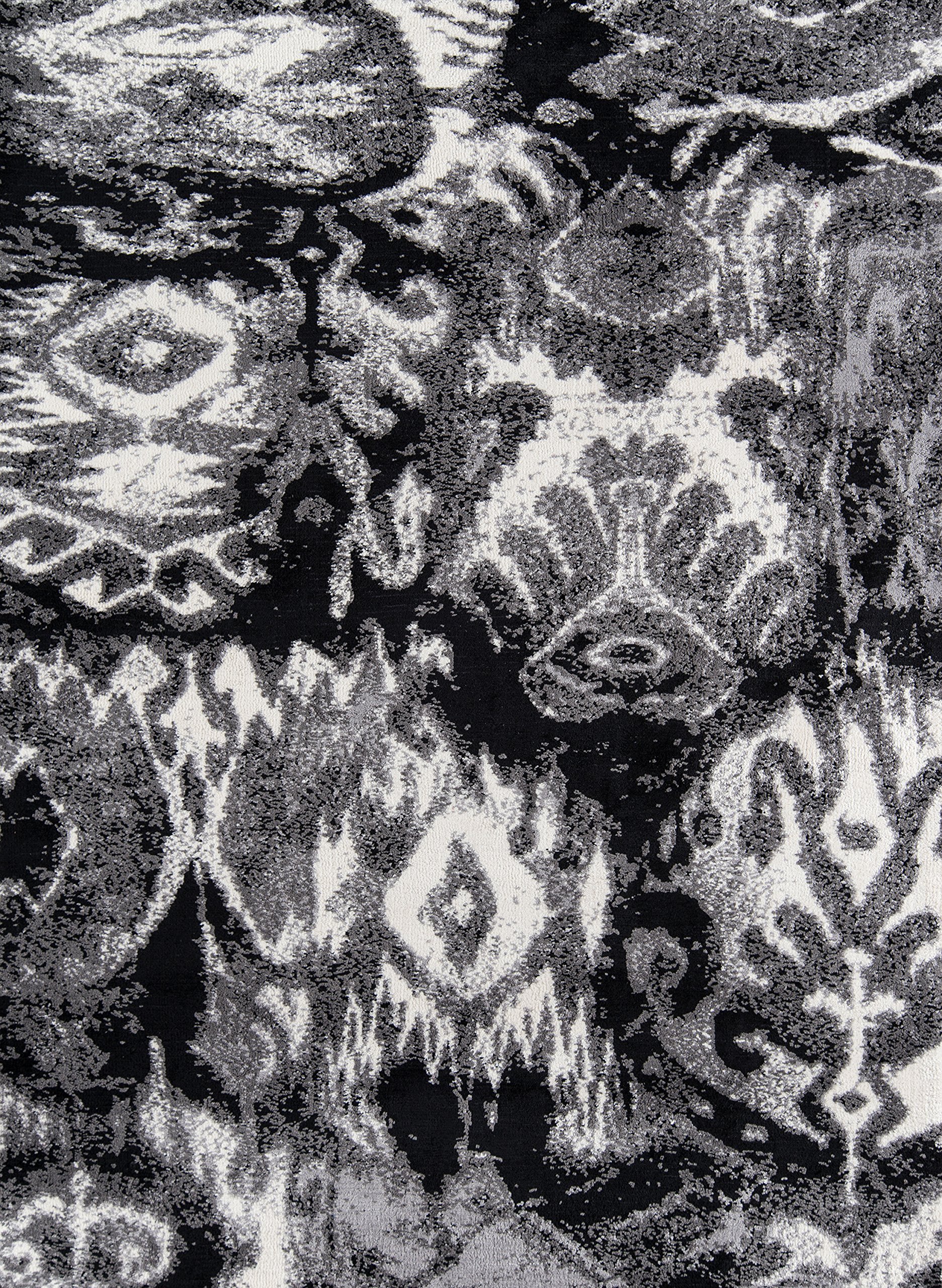 Momeni Heavenly Collection Hand Tufted Transitional Area Rug 3x5 Feet Grey - Perfect for Living Room, Bedroom, or Office Decor