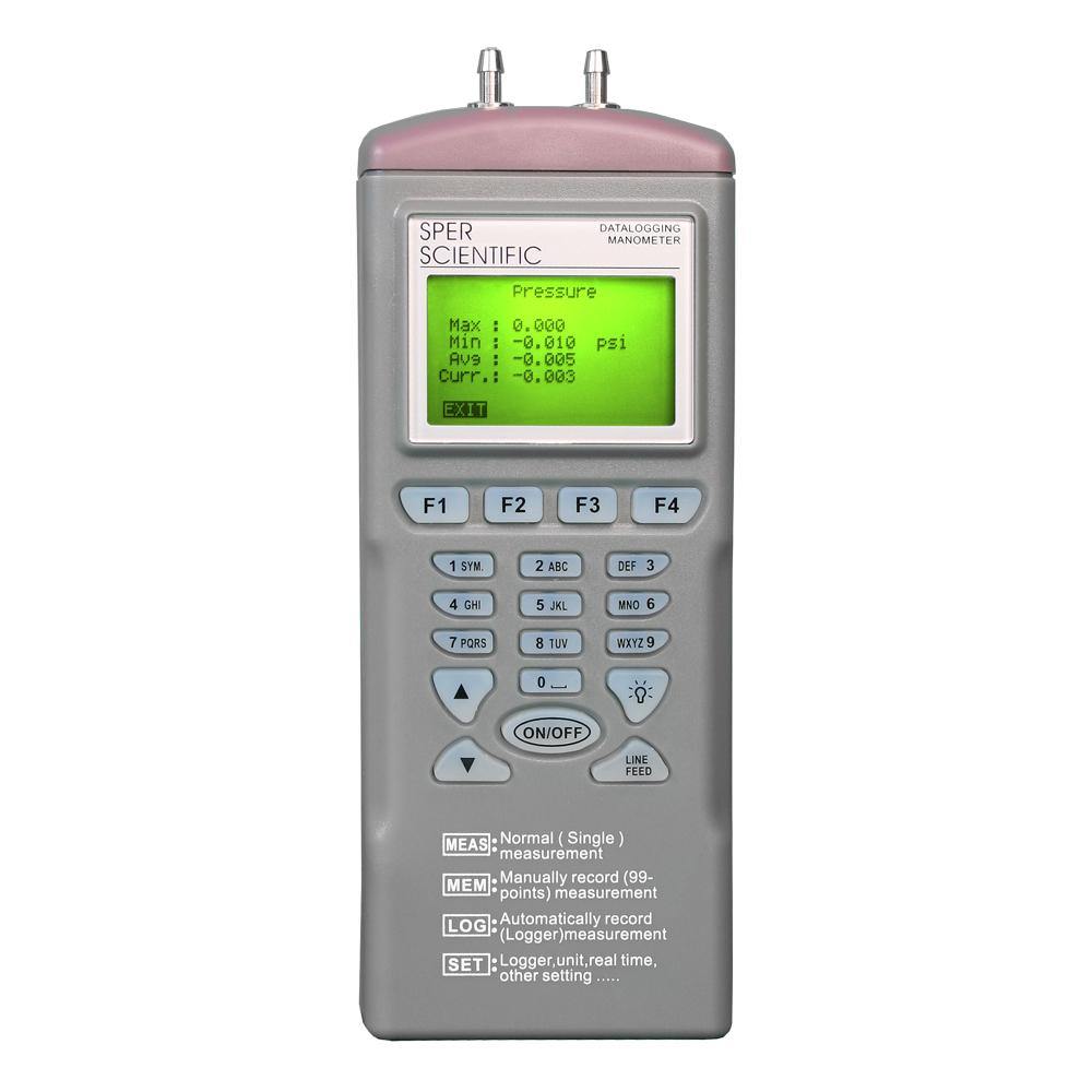Digital Data Logging Manometer - High Accuracy Pressure Gauge for HVAC, Industrial & Laboratory Use | Perfect for Monitoring & Recording Pressure in Real Time