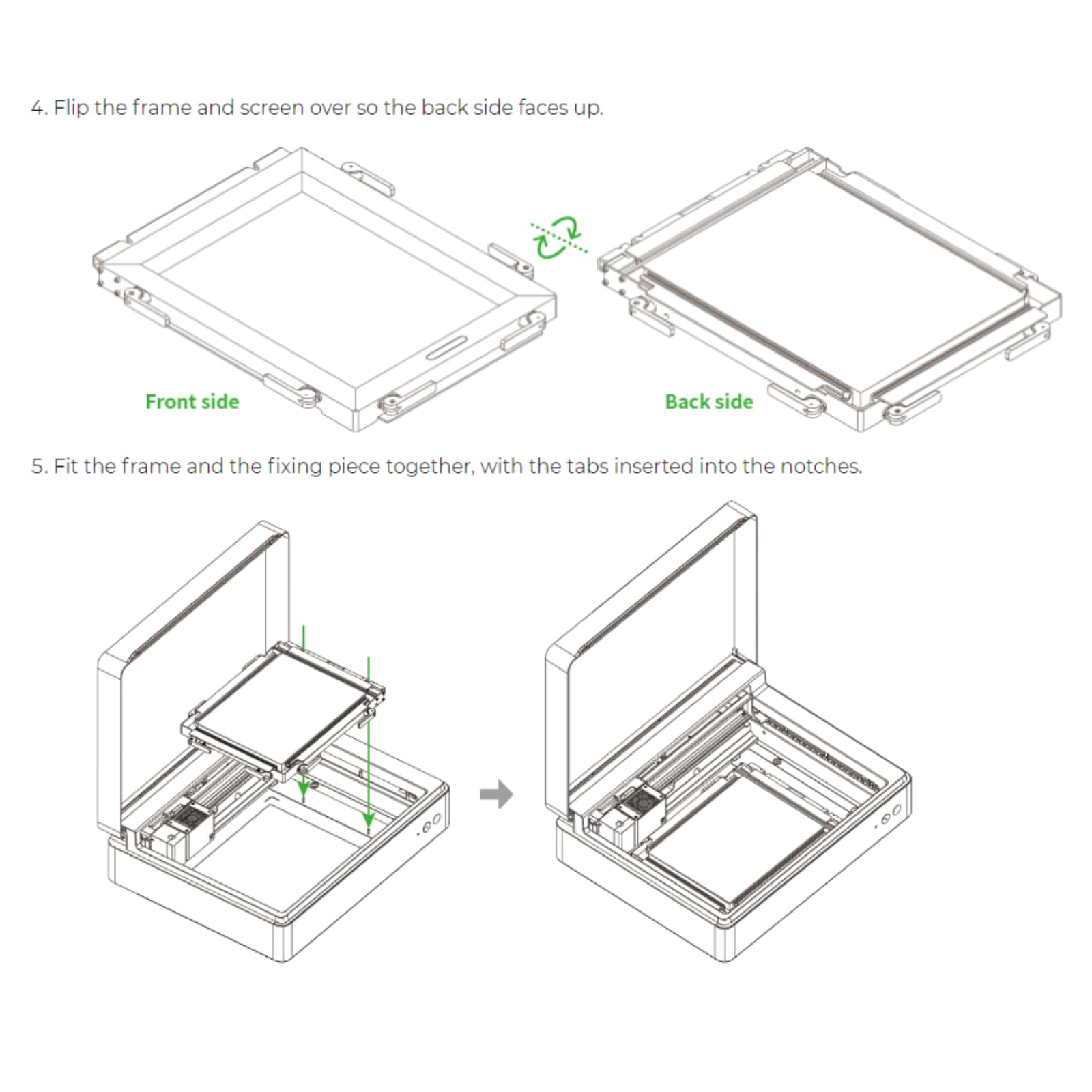 xTool Frame Fixing Piece Screen Printer Basic Kit - Compatible with M1 Ultra Series, Upgrade to Multicolor Overprinting | Perfect for DIY T-Shirt Printing, Custom Apparel, and Home Craft Projects