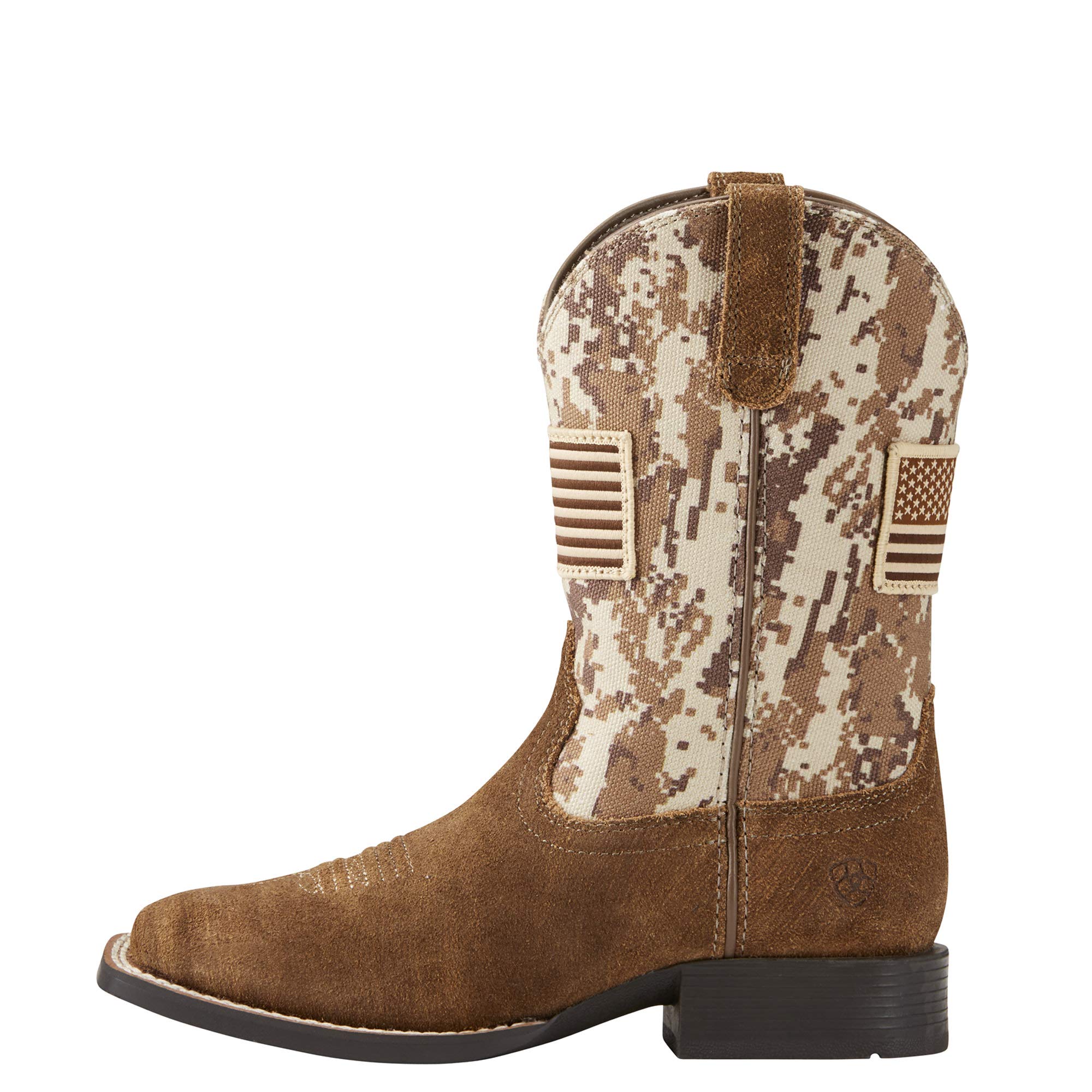 Ariat Kids' Patriot Western Boot - Durable & Comfortable Cowboy Boots for Boys & Girls - Perfect for Rodeo, Horseback Riding & Outdoor Adventures