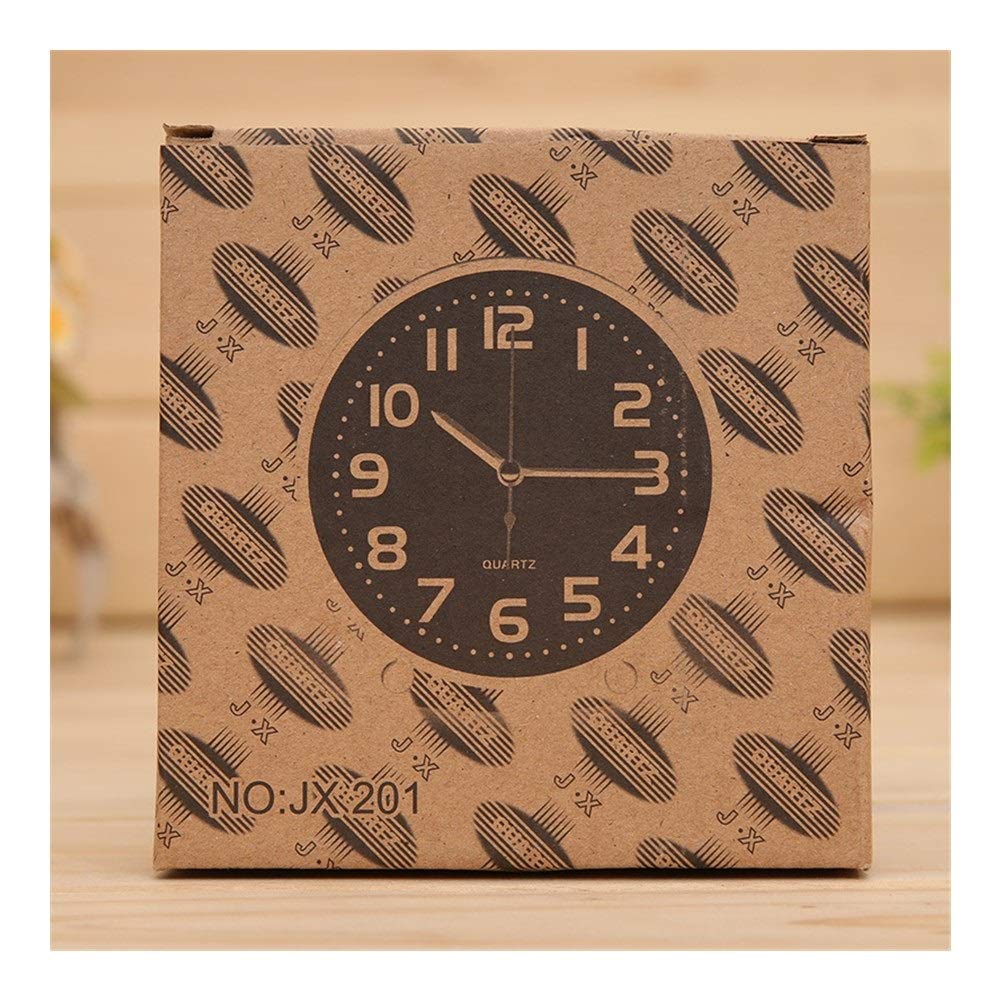 **Cute Cartoon Alarm Clock for Kids - Portable Round Digital Desk Clock with Easy-to-Read Numbers - Perfect for Bedroom, Nightstand, Nursery & School (Red)**
