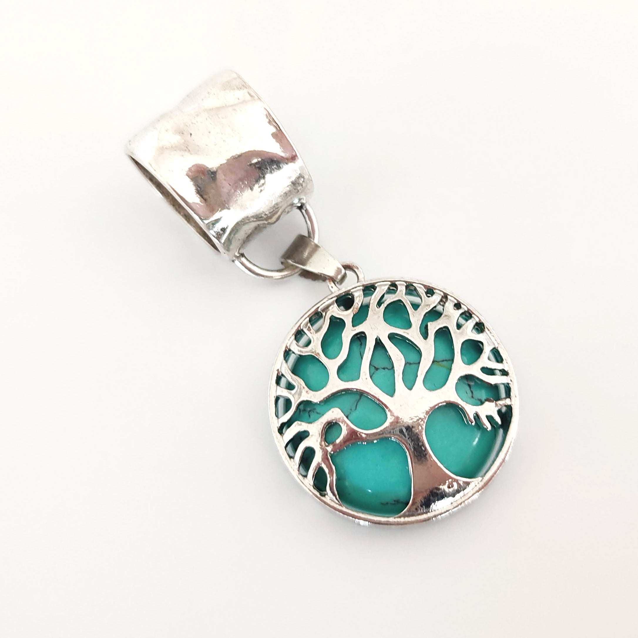 Blue Tophus Tree of Life Scarf Jewelry - Handmade Boho Necklace Scarf for Women - Perfect for Yoga, Meditation & Spiritual Healing