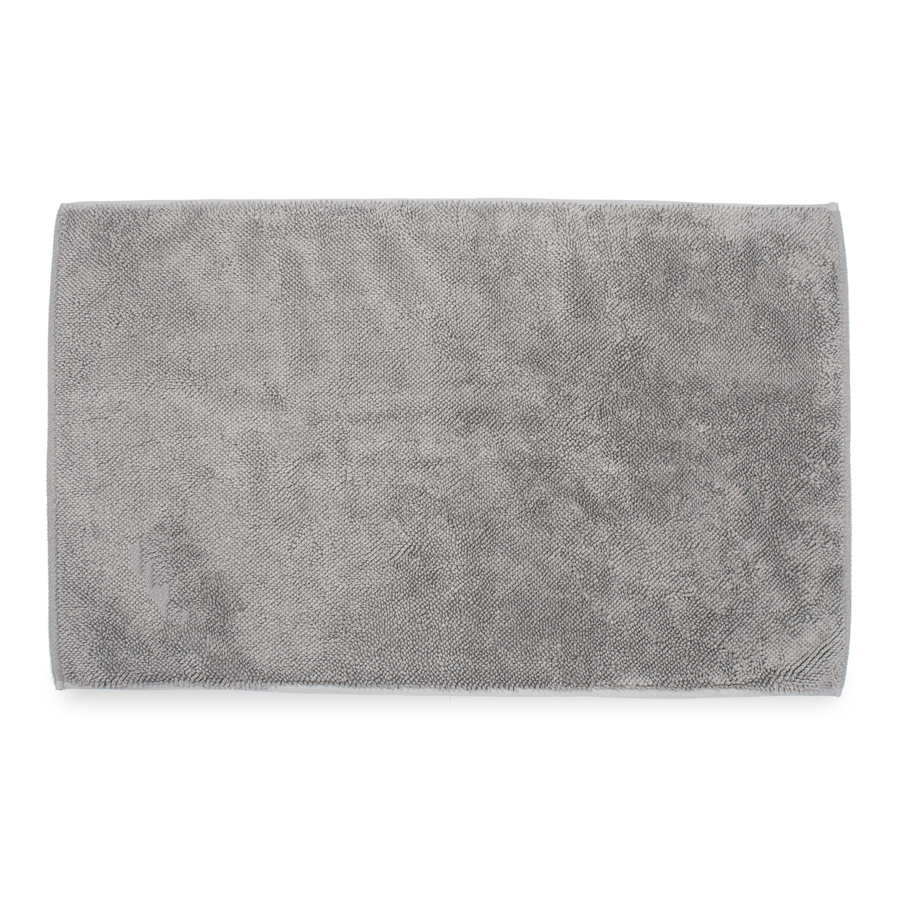 Soft and Absorbent Looped Cotton Bath Rug - Non-Slip Bathroom Mat for Shower, Tub, and Vanity Areas