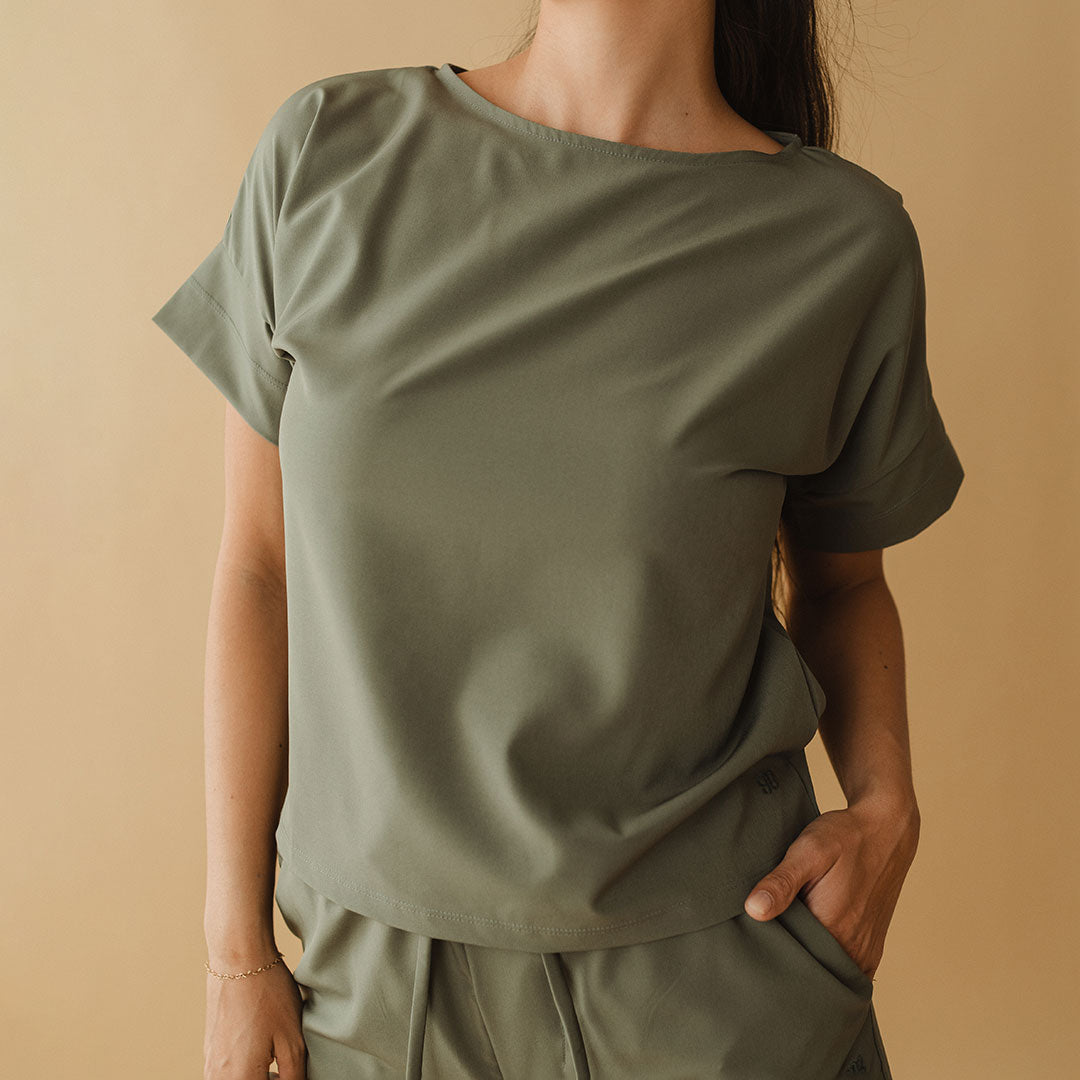 Premium Men's Olive Green Boss T-Shirt - Soft Cotton Crew Neck Tee for Casual Wear & Street Style