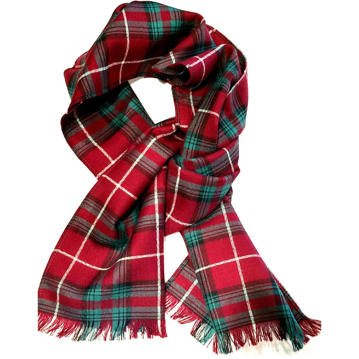 Premium Worsted Wool Tartan Scarves - 99 Authentic Scottish Plaid Patterns for Men & Women - Warm & Stylish Winter Accessories for Outdoor Activities, Travel & Fashion