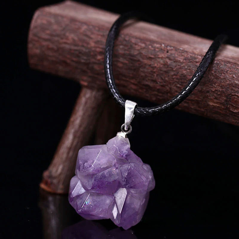 Firestone Pendant Necklace - Genuine Natural Stone Jewelry for Women | Perfect for Everyday Wear, Gifts & Special Occasions
