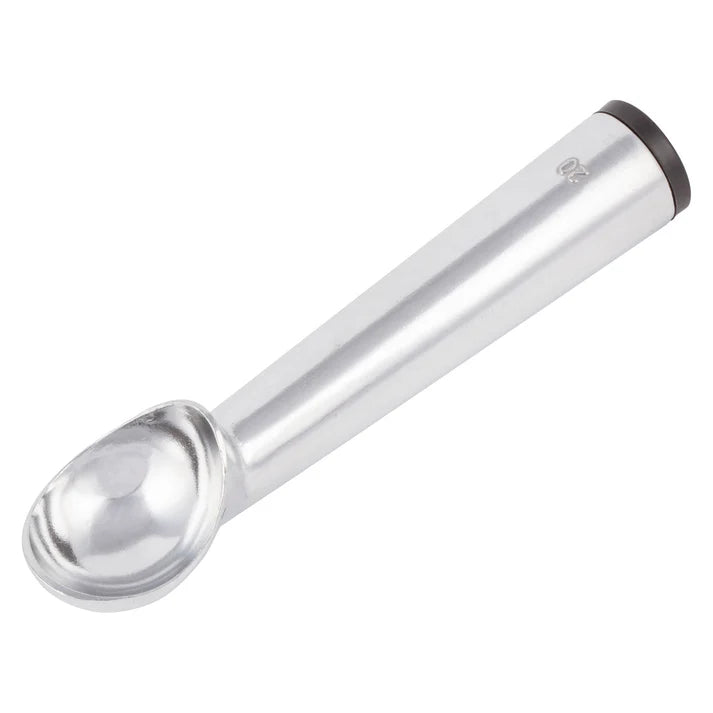Winco 2 Oz Stainless Steel Ice Cream Scoop with Comfort Grip Handle - Perfect for Ice Cream Parlors, Dessert Shops & Home Use