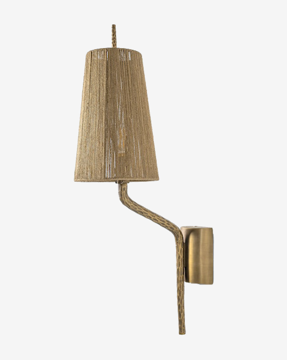 Renee Single Sconce Wall Light - Modern Brass Wall Sconce for Bedroom, Living Room, Hallway | Perfect for Ambient Lighting and Home Decor