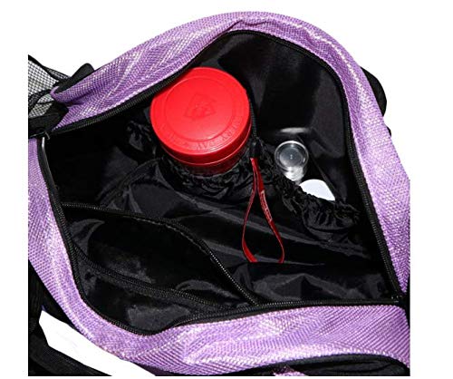 WENDYWU Girls & Women Ballet Dance Duffel Bag - Gym Sports Travel Shoulder Crossbody Carry On Bag for Dance Class, Workout & Travel