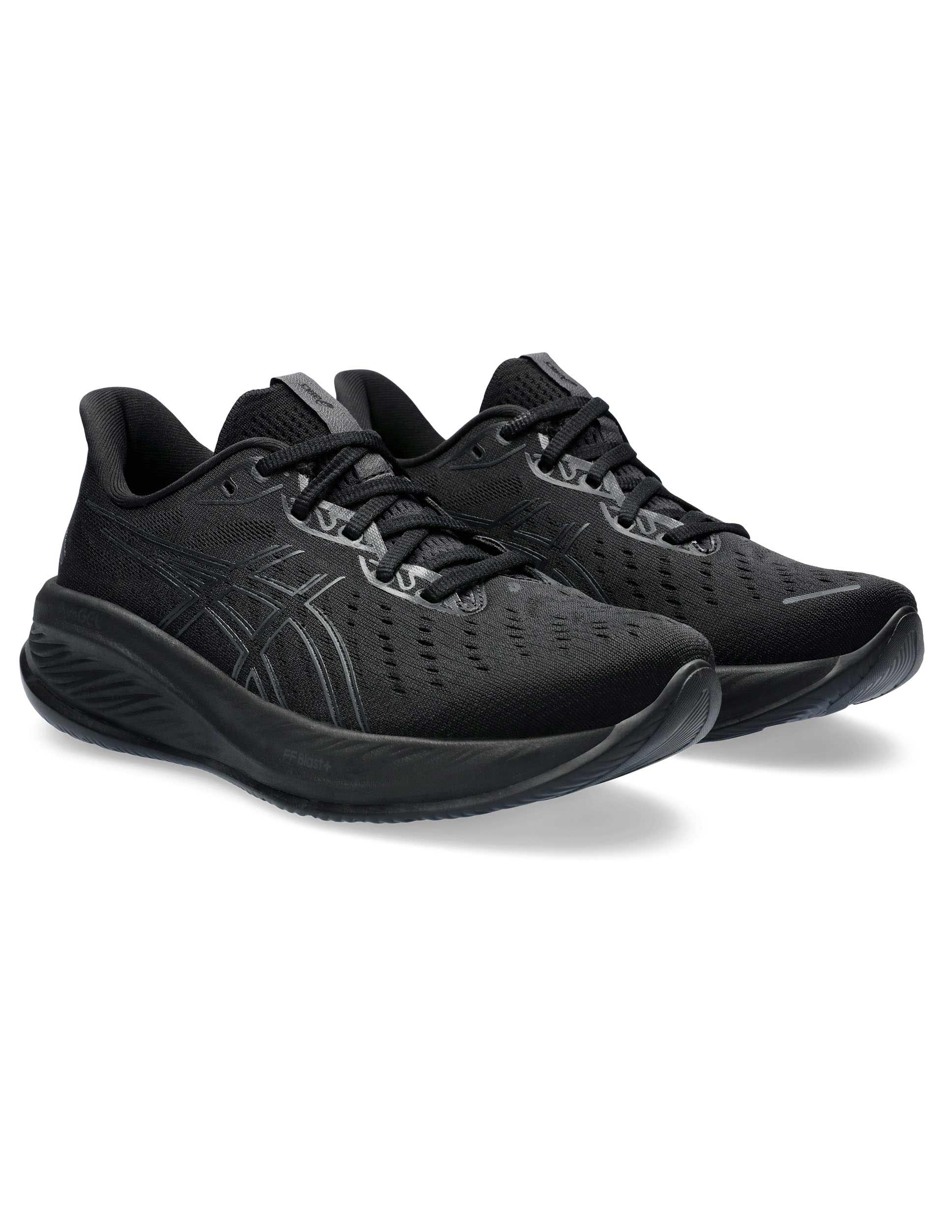ASICS Gel Cumulus 26 Running Shoes - Black/Black | Cushioned Road Running Sneakers for Men & Women | Perfect for Long Distance Running & Daily Training