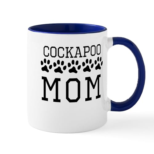 White/Navy Inside - Cockapoo Mom Mugs