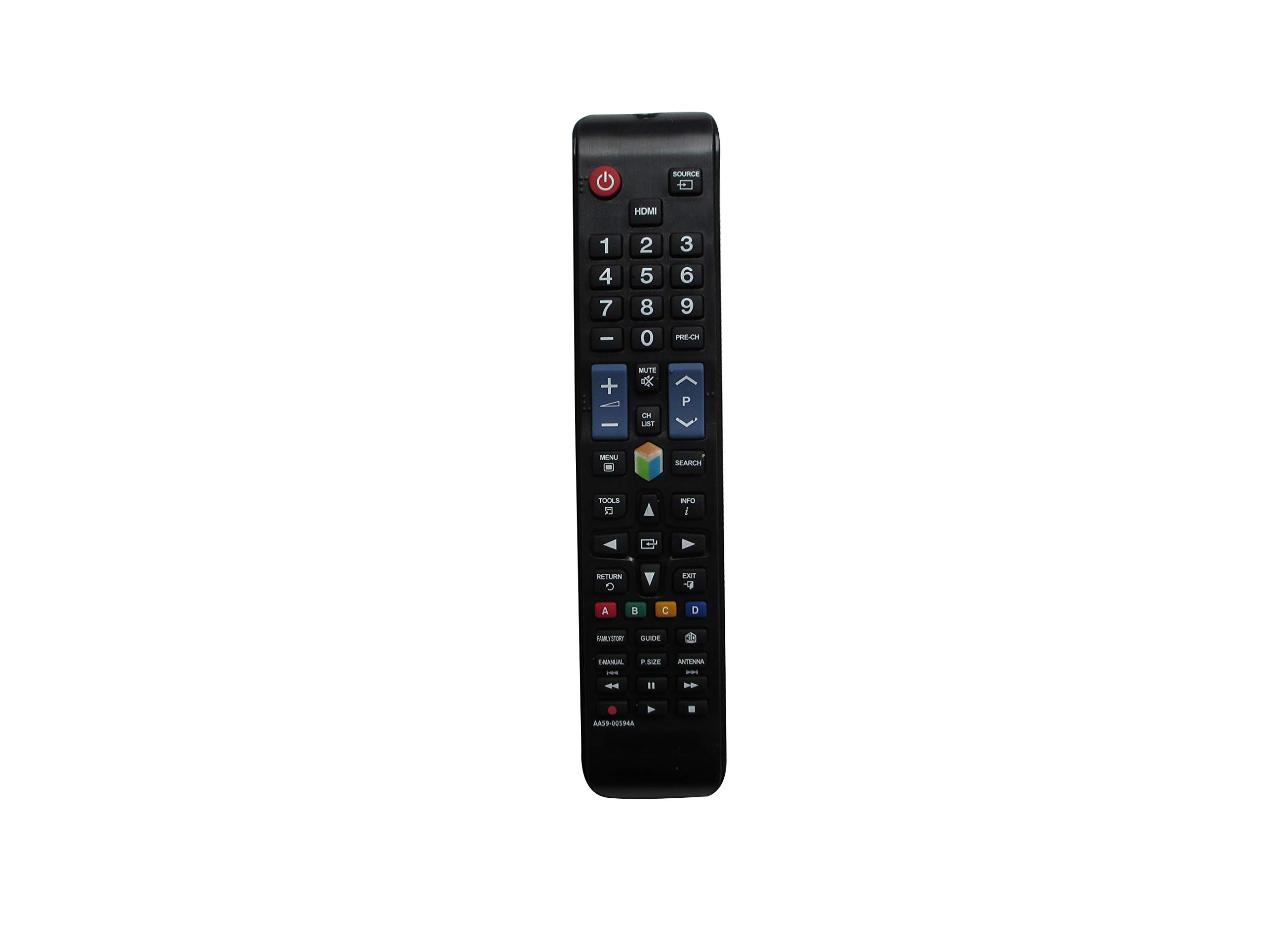 HCDZ Replacement Remote Control for Samsung AA59-00586A AA59-00587A - Compatible with Smart 3D LCD LED HDTV TVs | Perfect for Home Entertainment & TV Setup