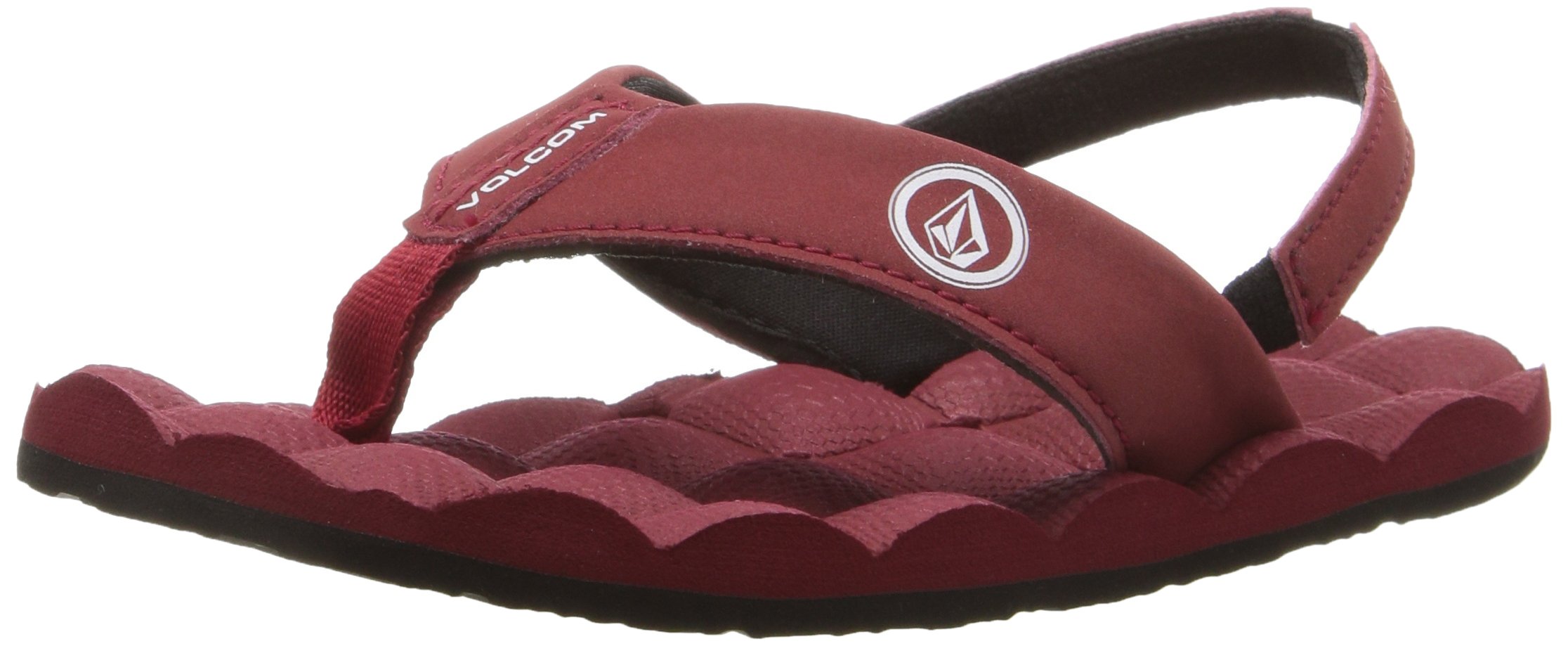 Volcom Youth Recliner Sandal - Comfortable Kids' Flip Flops for Boys & Girls (Little Kid/Big Kid) | Perfect for Beach, Pool & Summer Outdoor Activities