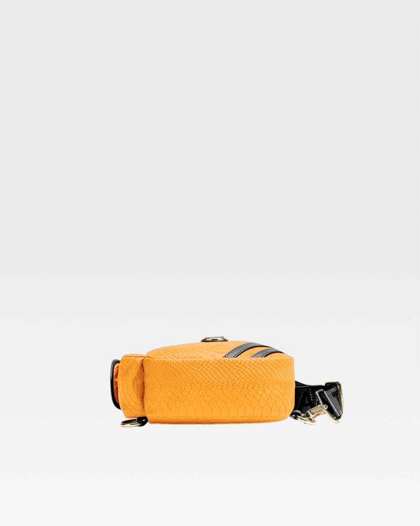 Apollo 1 Tear Drop Crossbody Bag - Yellow Leather Shoulder Purse for Women | Fashionable Day-to-Night Handbag for Work, Travel & Casual Outings