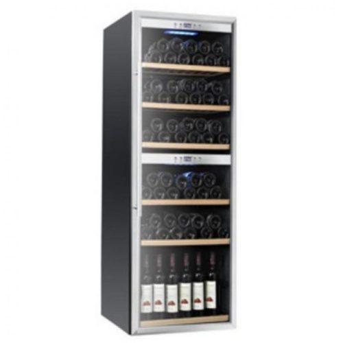 Farfalla FWC 126S3G 126 Bottle Dual Zone Wine Cooler Refrigerator - 270L Capacity, Built-in & Freestanding, Perfect for Home Bars, Restaurants, and Wine Cellars