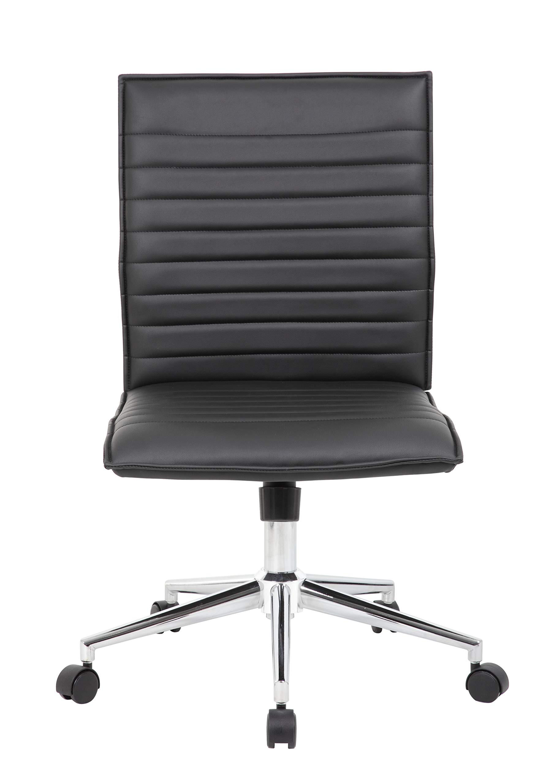 Boss Office Products Hospitality Chair - Black | Comfortable & Durable Guest Seating for Hotels, Restaurants & Waiting Areas