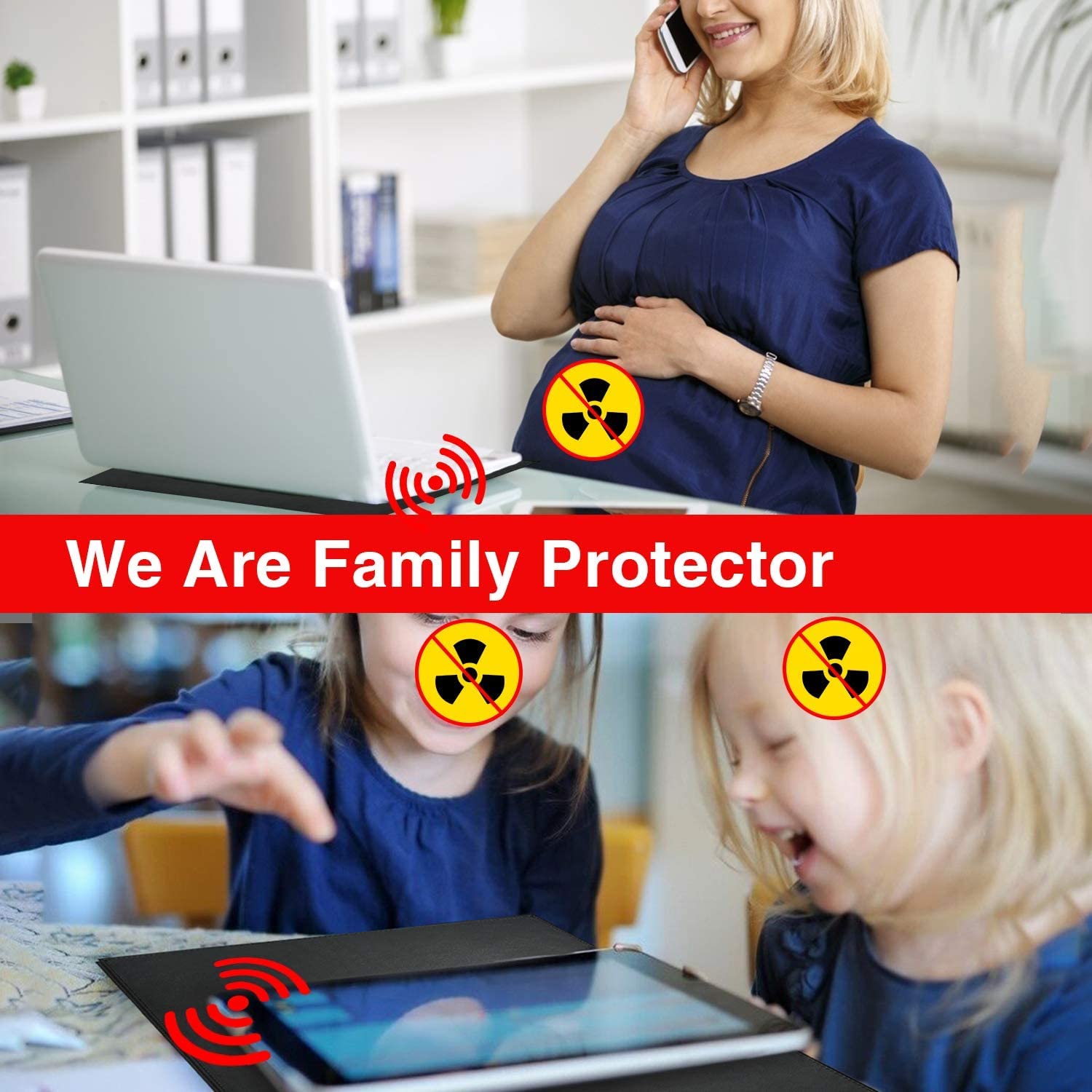 Anti Radiation & Heat Shielding Laptop Protection Shield - Universal Fit for Laptops, Notebooks & Tablets - Reduce EMF Exposure & Prevent Overheating for Home, Office & Travel Use
