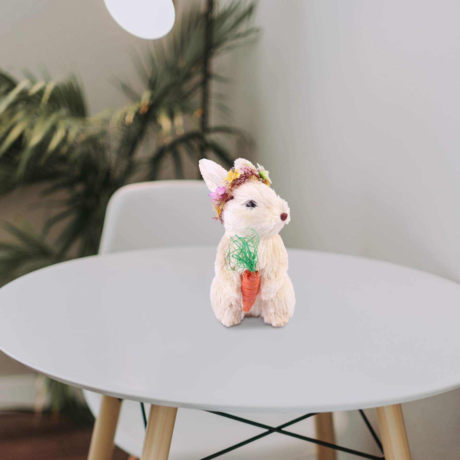 ABOOFAN Mini Bunny Foam Figurine - Cute Desk Decor for Office, Home & Kids Room | Stress Relief Toy & Collectible Gift for Bunny Lovers