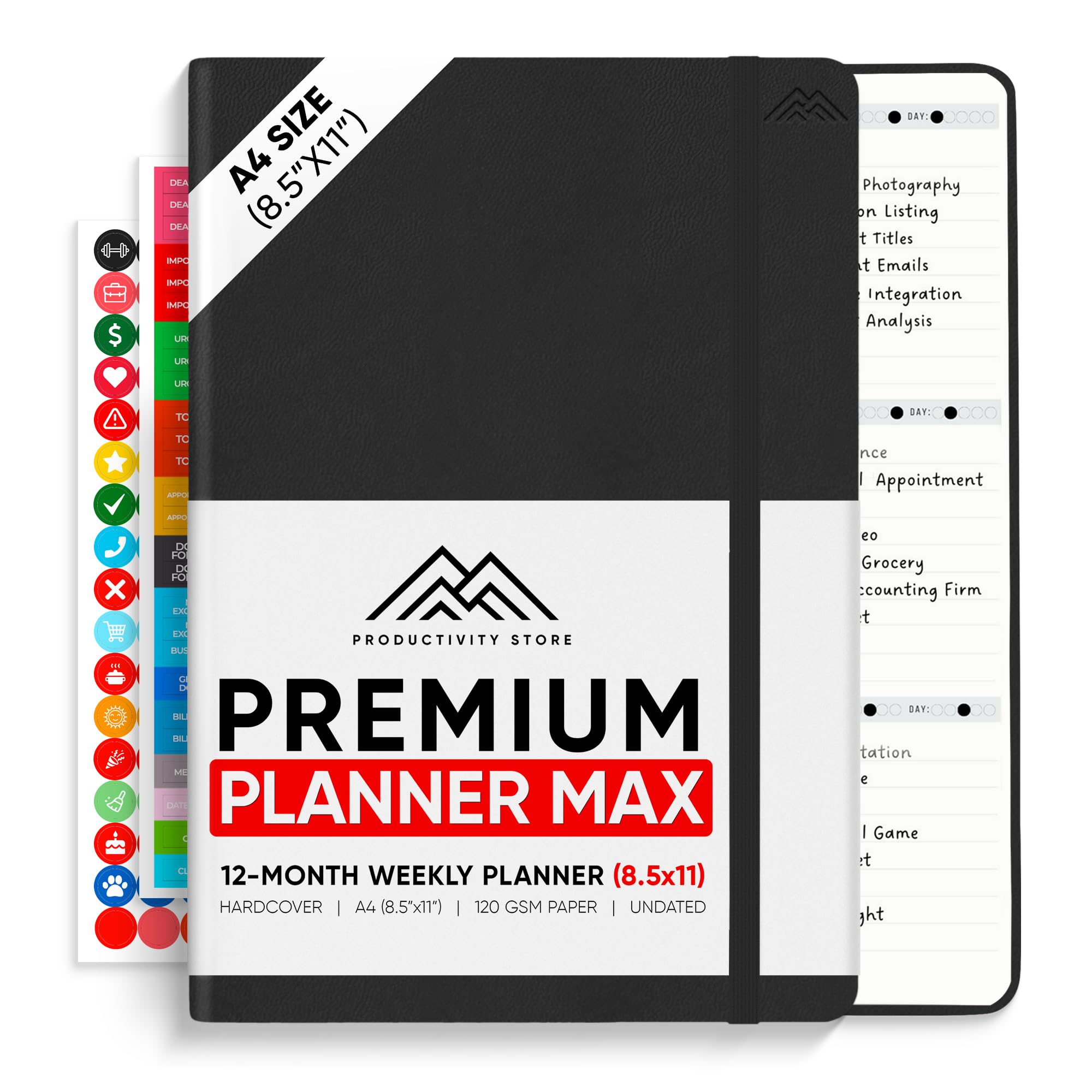 2025-2026 Undated Productivity Planner - 8.5