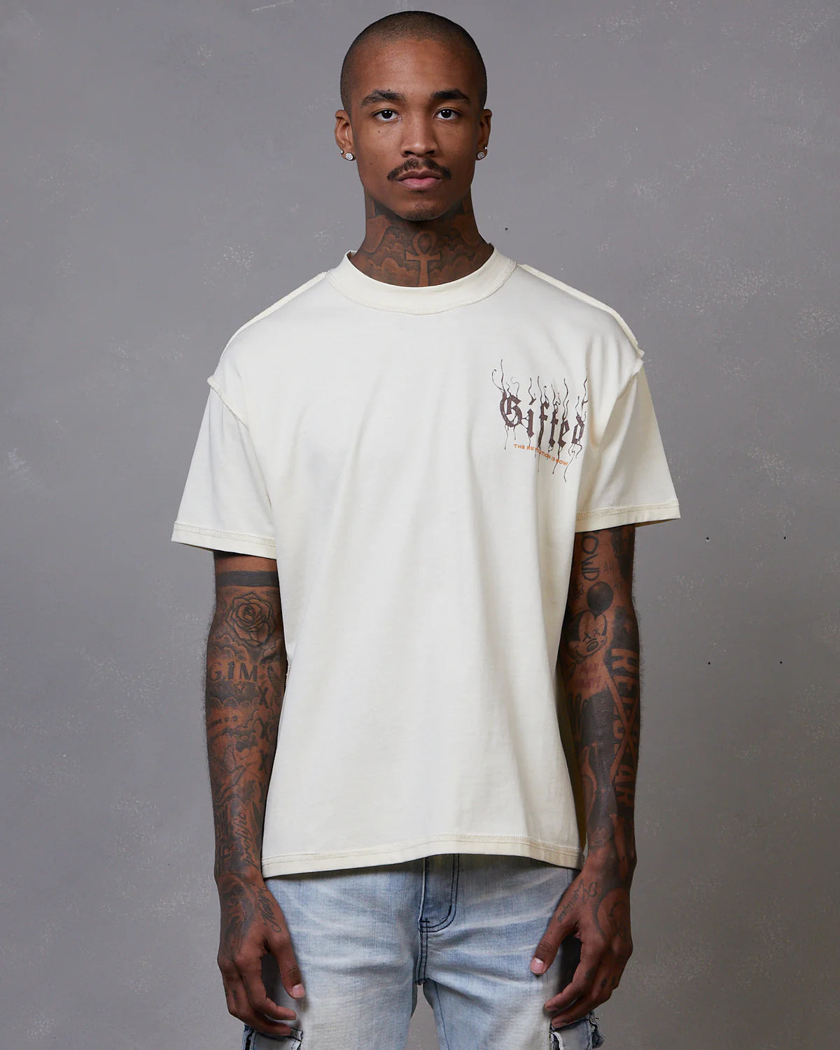Gftd La REVOLUTION TEE BONE - Trendy Graphic T-Shirt for Men & Women | Perfect for Streetwear, Casual Outfits & Everyday Wear
