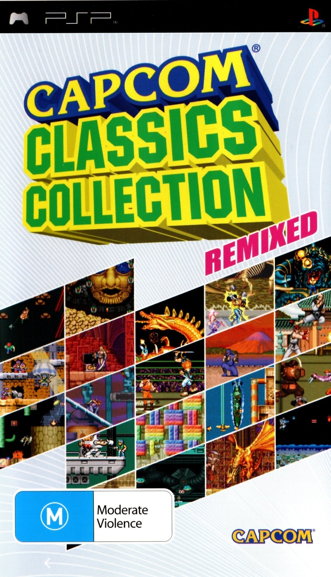 Capcom Classics Collection: Remixed - PSP Game for Playstation Portable | Retro Arcade Action | Perfect for Travel & Gaming Nostalgia
