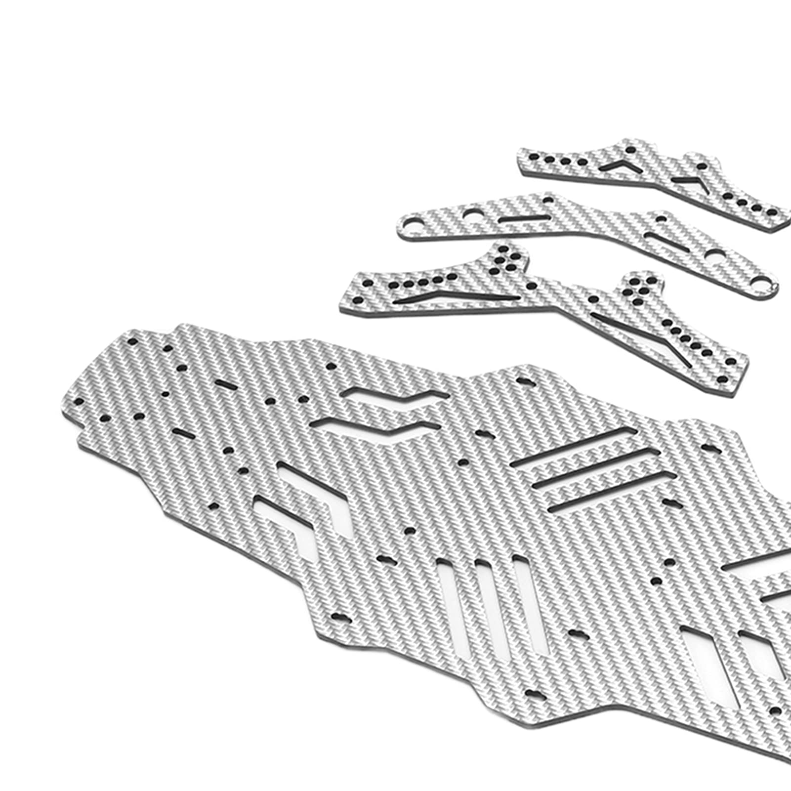Carbon Fiber RC Drift Racing Chassis for MST RMX2.0S 1:10 Scale Remote Control Car - Lightweight Upgrade Accessory for Competitive Drifting and High-Speed Racing Performance