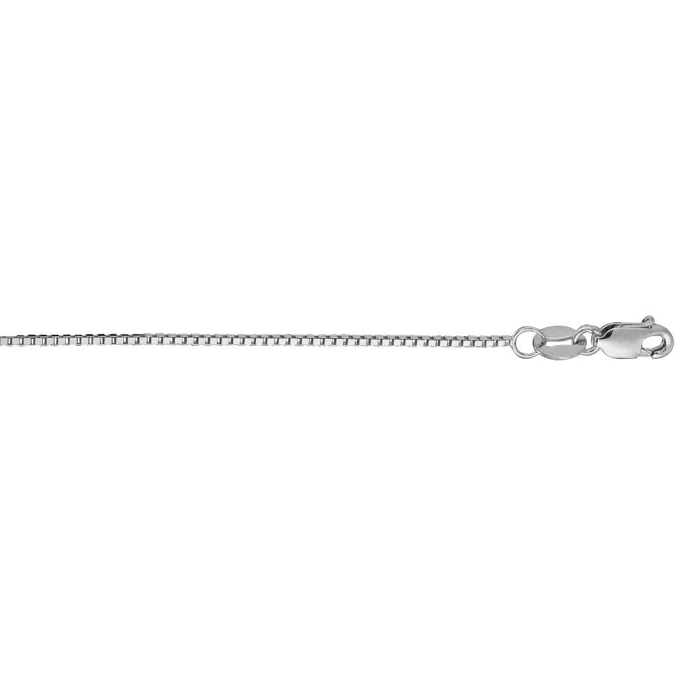 14K Gold .75mm Classic Box Chain Necklace for Women - Dainty & Elegant Jewelry Gift for Her - Perfect for Everyday Wear, Layering & Special Occasions