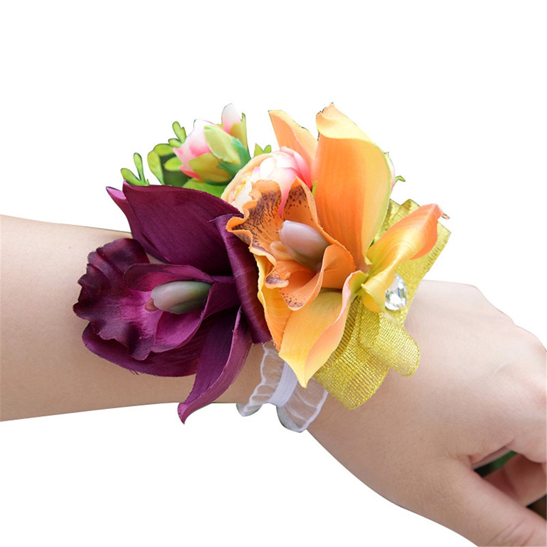 Elegant Rose Boutonniere for Groomsmen - 6 Pack Wedding, Graduation & Party Flower Accessories - Perfect for Suit Decorations & Formal Events