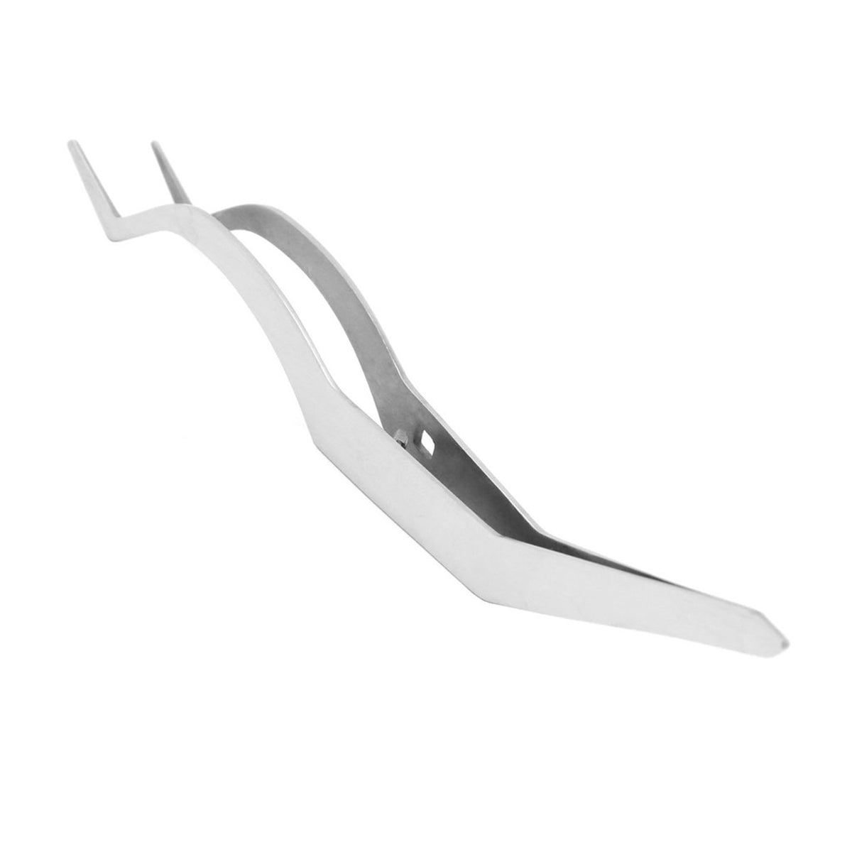 SFX Ergonomic Tweezer With Lock - Precision Beauty & Craft Tweezers for Eyebrows, Splinters & Jewelry Making - Perfect for Salon, Home & Travel Use