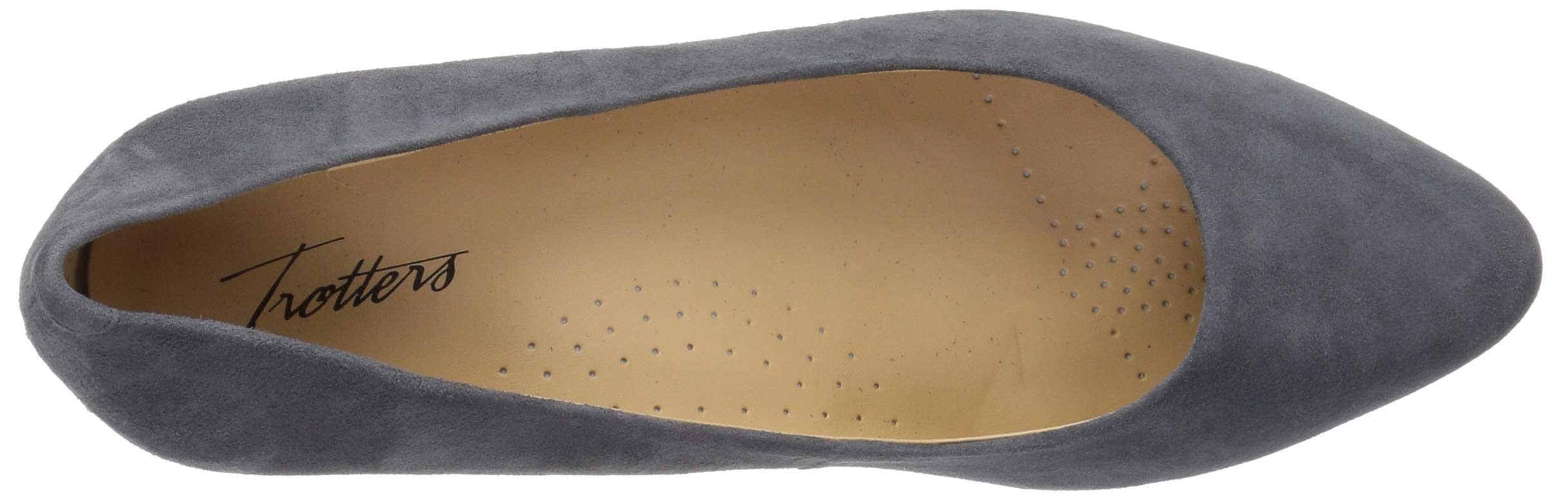 Trotters Women's Kiera Pump - Comfortable Low Heel Dress Shoes for Work, Office & Formal Occasions | Slip-Resistant & Cushioned Insoles