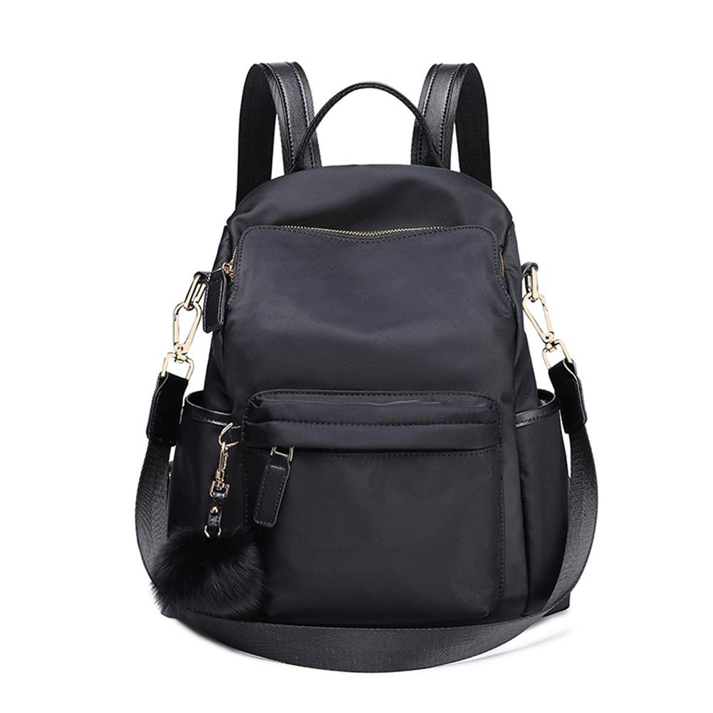 Stylish Women's Laptop Backpack - 15.6 Inch Laptop & Tablet Bag with USB Charging Port, Water-Resistant Travel Backpack for Work, School, Business Trip & Daily Commute (Black) - Perfect for Office Professionals, College Students & Digital Nomads