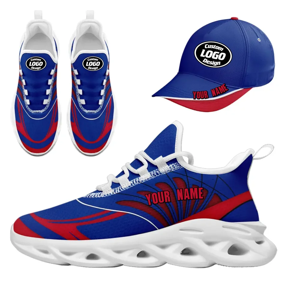 Custom Maxsoul Sneakers & Hat Combo - Personalized Athletic Shoes & Apparel Set for Brand Promotion, Gifts, Fan Festivals & Events (JH24020105) - Perfect for Sports Enthusiasts, Streetwear Fashion & Corporate Giveaways