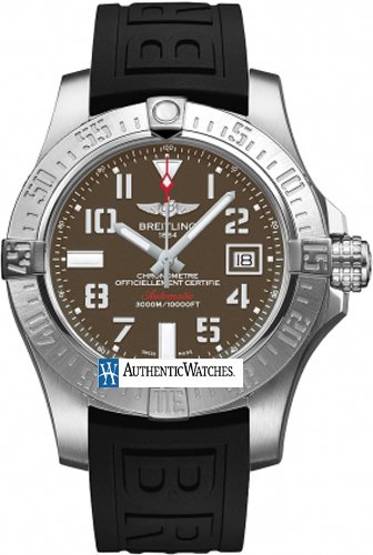 Breitling Avenger II Seawolf Men's Watch A1733110/F563 - Luxury Dive Watch for Men, Stainless Steel, Automatic Movement - Perfect for Diving, Water Sports & Everyday Wear