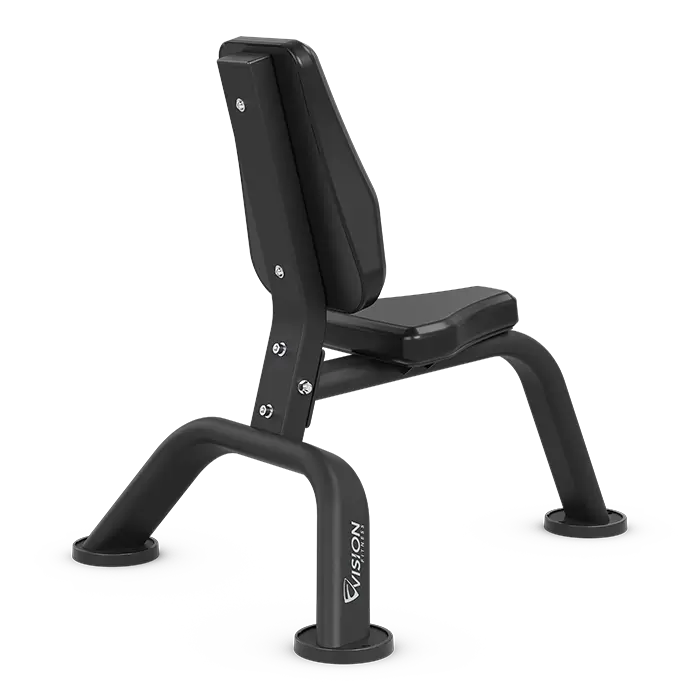 Vision Fitness FW87 Adjustable Utility Bench for Home Gym - Perfect for Strength Training & Workouts