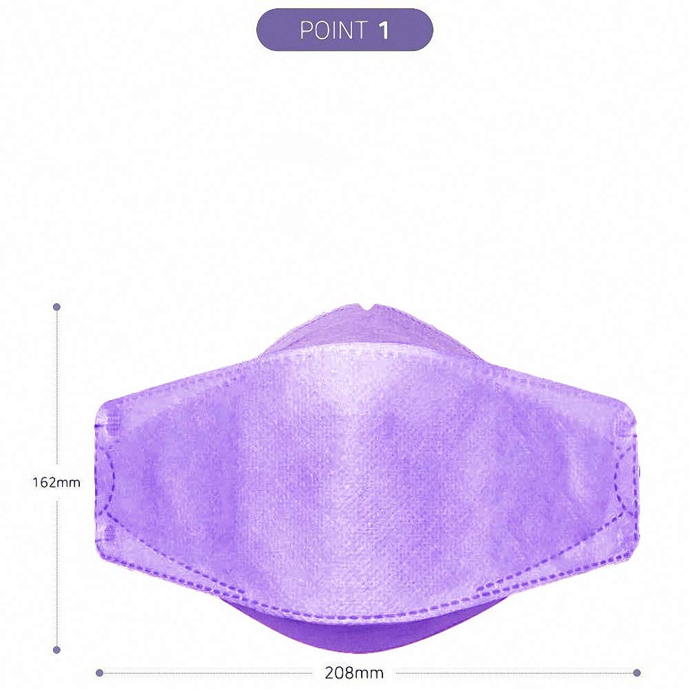 KF94 Face Masks 30 Pack - Individually Wrapped 4-Ply Breathable & Comfortable Safety Masks for Men Women - Perfect for Daily Use, Travel, and Public Protection