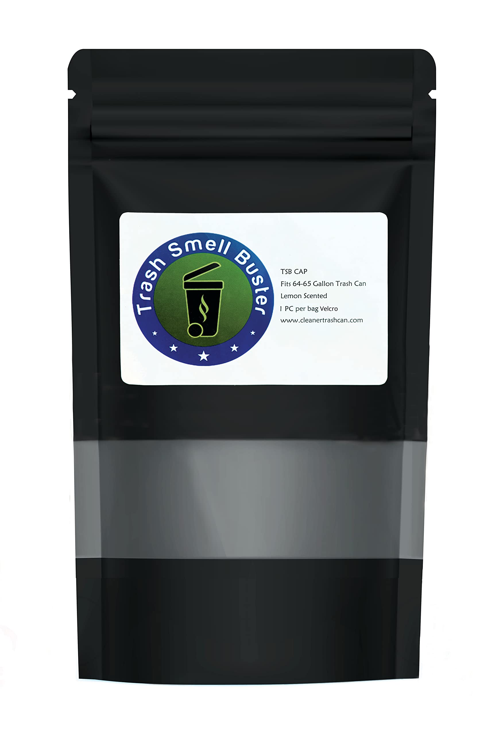 64 Gallon Odor Eliminating Trash Can Cover with Elastic Rubber Band - Durable & Effective Garbage Bag for Kitchen, Bathroom, Outdoor Use