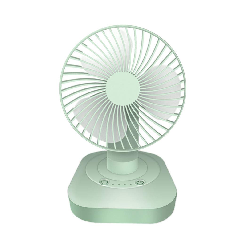 Ultra-Quiet USB Rechargeable Handheld Mini Fan - Portable Desktop Fan with 3 Speeds, Battery Operated Cooling Fan for Home, Office, Travel & Outdoor Use