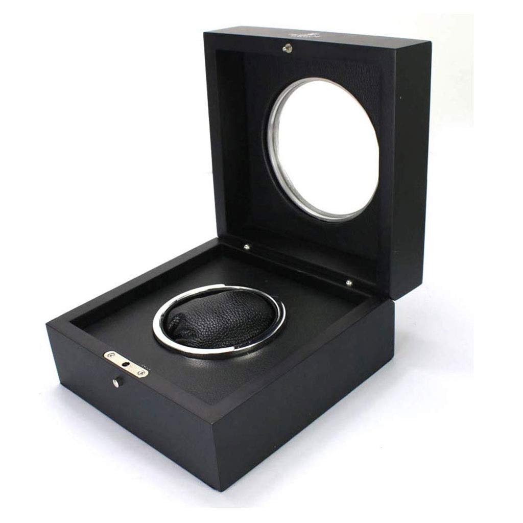Premium PU Leather Single Slot Watch Box - Portable Wristwatch Display Case & Jewelry Organizer for Men & Women | Travel Gift, Home Decor, Office Storage