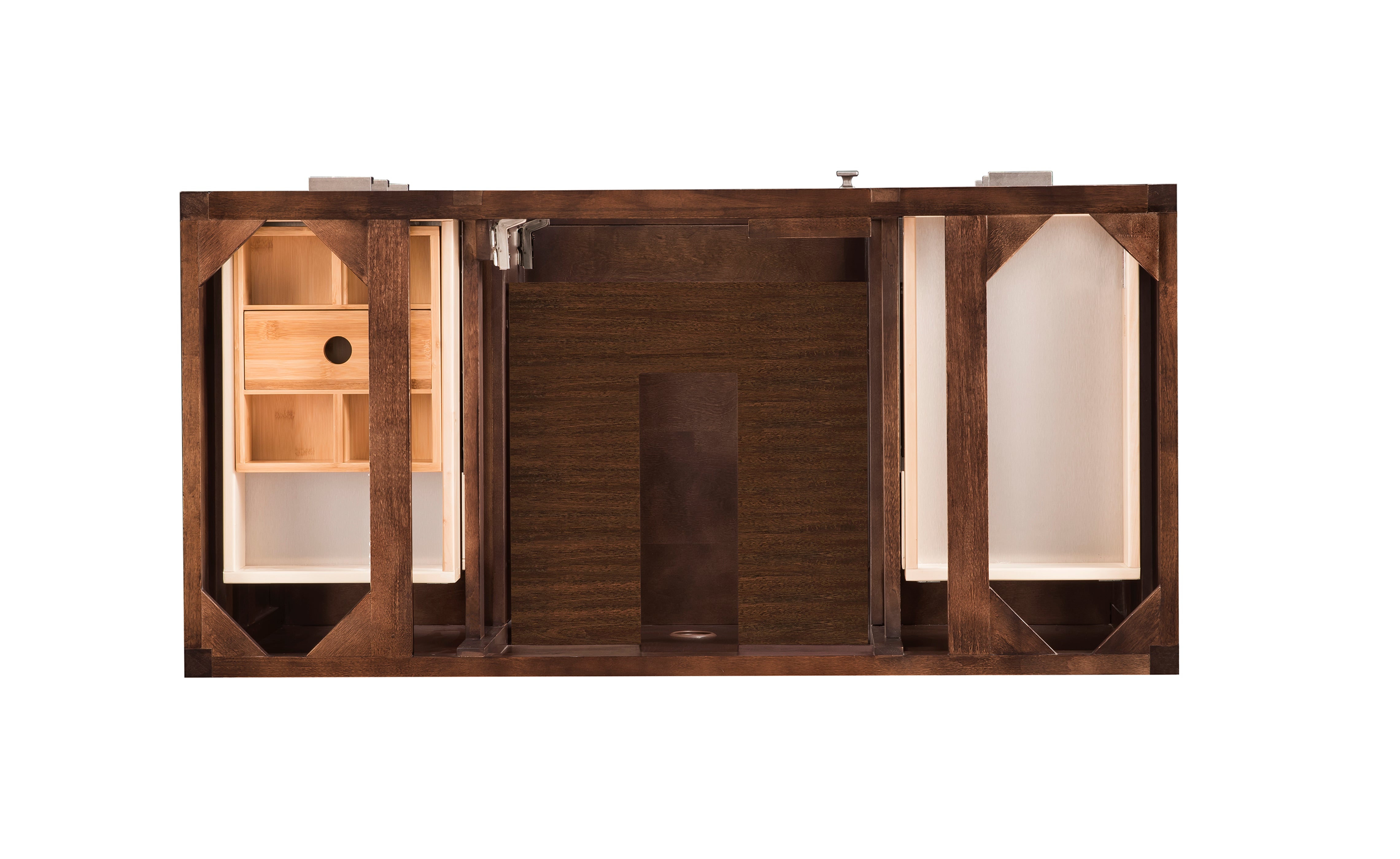 Addison 48 Inch Single Bathroom Vanity Cabinet - Mid Century Modern Acacia Wood Vanity with Sink for Bathroom Remodel & Home Decor